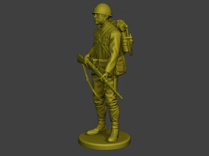 Japanese soldier ww2 Stand J1 3D Print Model