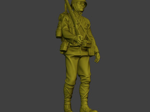 Japanese soldier ww2 Walk J1 Model Cetak 3D