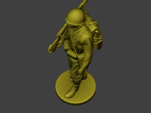Japanese soldier ww2 Walk J1 Model Cetak 3D