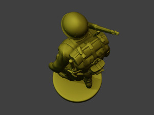 Japanese soldier ww2 Walk J1 Model Cetak 3D
