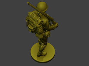 Japanese soldier ww2 Walk J1 Model Cetak 3D