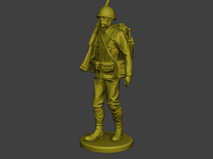 Japanese soldier ww2 Walk2 J1 Modèles 3D en vedette
