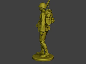 Japanese soldier ww2 Walk2 J1 3D Print Model