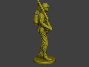 Japanese soldier ww2 Walk2 J1 3D Print Model