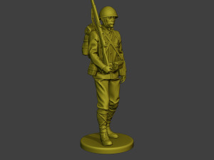 Japanese soldier ww2 Walk2 J1 Modèles 3D en vedette