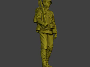 Japanese soldier ww2 Walk2 J1 3D Print Model