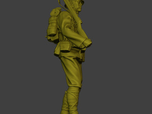 Japanese soldier ww2 Walk2 J1 Modèles 3D en vedette