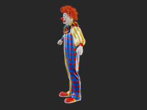 Clown Male ACC2130 Tpose Modello 3D