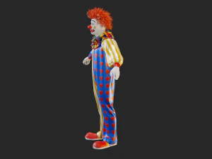 Clown Male ACC2130 Tpose 3D Model