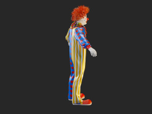 Clown Male ACC2130 Tpose Modello 3D