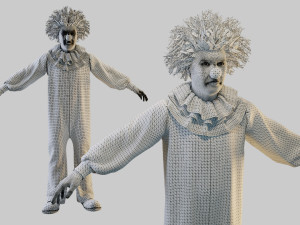 Clown Male ACC2130 Tpose Modello 3D