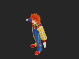 Clown Male ACC2130 Tpose Modello 3D
