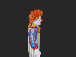Clown Male ACC2130 Tpose Modello 3D