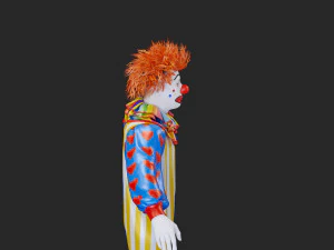 Clown Male ACC2130 Tpose 3D Model