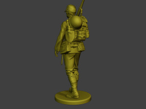 Japanese soldier ww2 Walk3 J1 Modelo de Impressão 3D