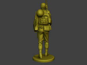 Japanese soldier ww2 Walk3 J1 Modelo de Impressão 3D