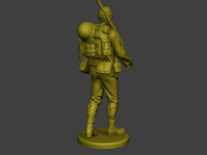 Japanese soldier ww2 Walk3 J1 Modelo de Impressão 3D