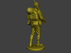 Japanese soldier ww2 Walk3 J1 3D Print Model