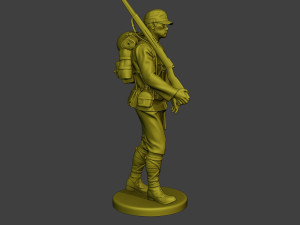 Japanese soldier ww2 Walk3 J1 Modelo de Impressão 3D