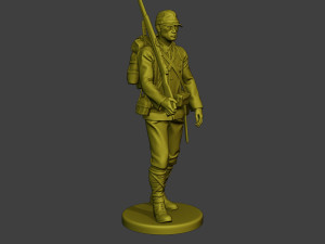 Japanese soldier ww2 Walk3 J1 Modelo de Impressão 3D