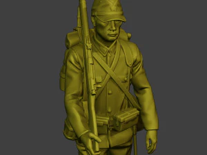 Japanese soldier ww2 Walk3 J1 3D Print Model