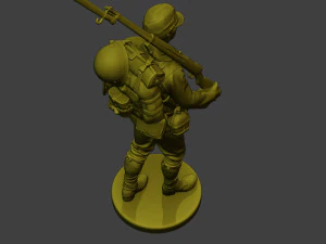 Japanese soldier ww2 Walk3 J1 3D Print Model