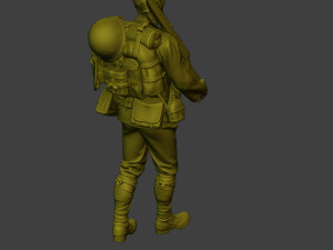 Japanese soldier ww2 Walk3 J1 Modelo de Impressão 3D