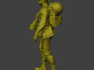 Japanese soldier ww2 Walk3 J1 3D Print Model