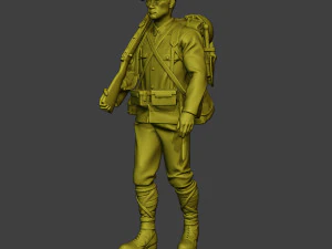 Japanese soldier ww2 Walk3 J1 3D Print Model