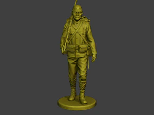 Japanese soldier ww2 Walk4 J1 3D Print Model