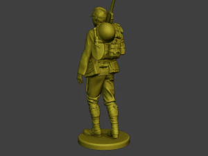 Japanese soldier ww2 Walk4 J1 3D Print Model