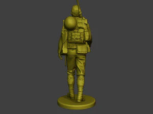 Japanese soldier ww2 Walk4 J1 3D Print Model