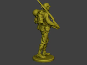 Japanese soldier ww2 Walk4 J1 3D Print Model