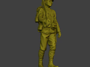 Japanese soldier ww2 Walk4 J1 3D Print Model