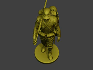 Japanese soldier ww2 Walk4 J1 3D Print Model
