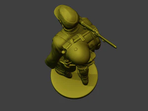 Japanese soldier ww2 Walk4 J1 3D Print Model