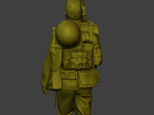 Japanese soldier ww2 Walk4 J1 Modelo de Impressão 3D