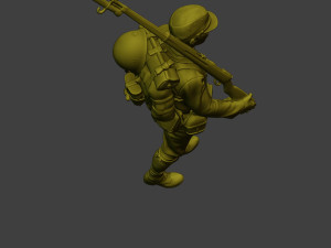 Japanese soldier ww2 Walk4 J1 Modelo de Impressão 3D