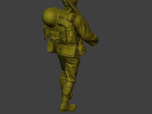 Japanese soldier ww2 Walk4 J1 3D Print Model