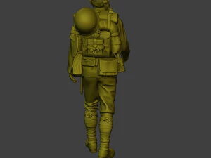 Japanese soldier ww2 Walk4 J1 3D Print Model