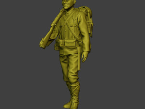 Japanese soldier ww2 Walk4 J1 Modelo de Impressão 3D