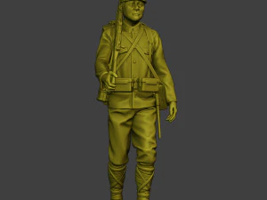 Japanese soldier ww2 Walk4 J1 3D Print Model