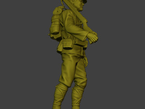 Japanese soldier ww2 Walk4 J1 Modelo de Impressão 3D