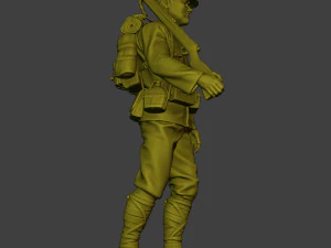 Japanese soldier ww2 Walk4 J1 3D Print Model