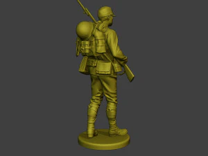 Japanese soldier ww2 Walk5 J1 3D Print Model