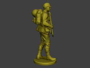 Japanese soldier ww2 Walk5 J1 3D Print Model