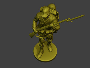 Japanese soldier ww2 Walk5 J1 3D Druckmodell