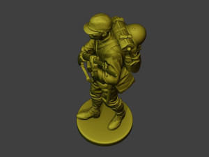 Japanese soldier ww2 Walk5 J1 3D Druckmodell