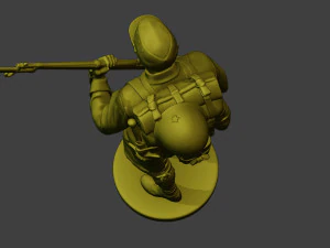 Japanese soldier ww2 Walk5 J1 3D Print Model