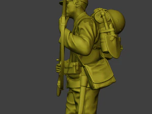 Japanese soldier ww2 Walk5 J1 3D Print Model